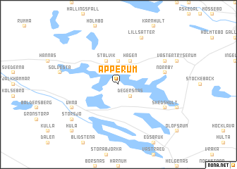 map of Äpperum