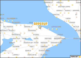 map of Apperup