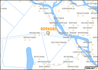 map of Ấp Phú An