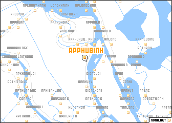 map of Ấp Phú Bình