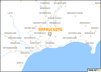 map of Ấp Phú Cường