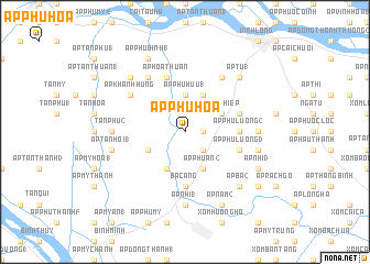 map of Ấp Phú Hòa
