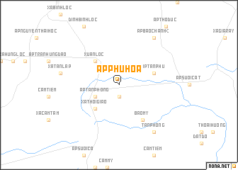 map of Ấp Phu Hòa