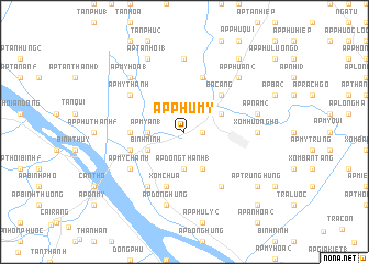 map of Ấp Phú Mỹ