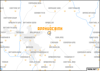 map of Ấp Phước Bình