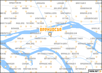 map of Ấp Phước Ða