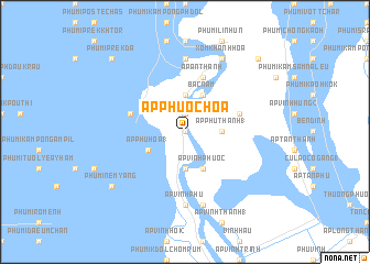 map of Ấp Phước Hòa