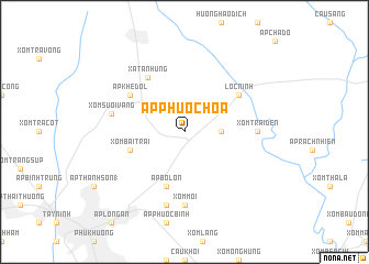 map of Ấp Phước Hòa