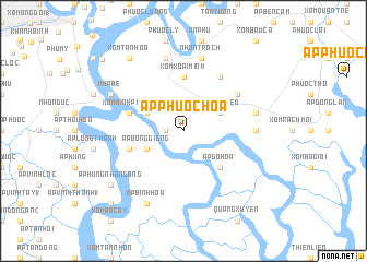 map of Ấp Phước Hòa