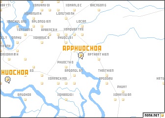 map of Ấp Phước Hòa