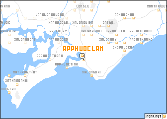 map of Ấp Phước Lâm