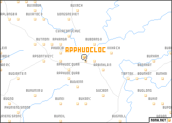 map of Ấp Phước Lôc