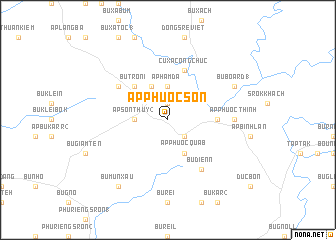 map of Ấp Phước Sỏn