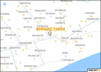 map of Ấp Phước Thạnh