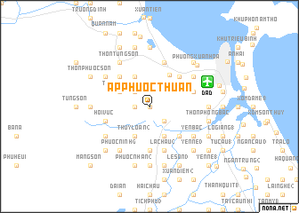 map of Ấp Phước Thuận