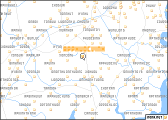 map of Ấp Phước Vĩnh