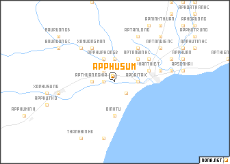 map of Ấp Phú Sum