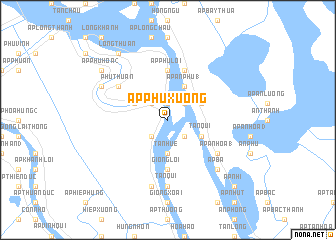 map of Ấp Phú Xương