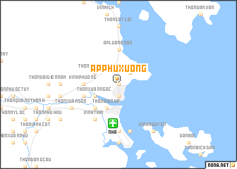 map of Ấp Phú Xương