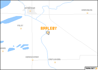 map of Appleby