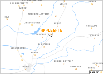 map of Applegate