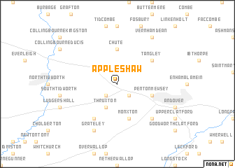 map of Appleshaw