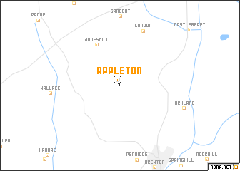 map of Appleton