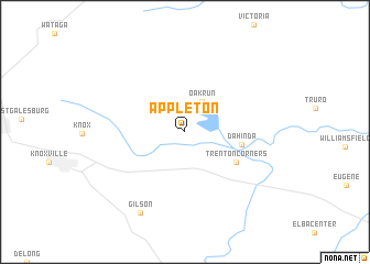 map of Appleton