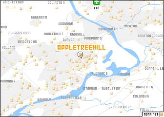 map of Appletree Hill