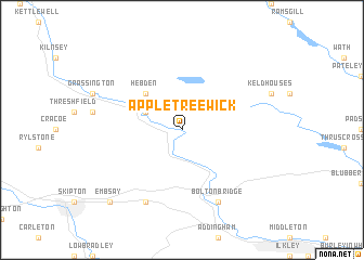 map of Appletreewick