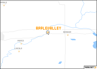 map of Apple Valley