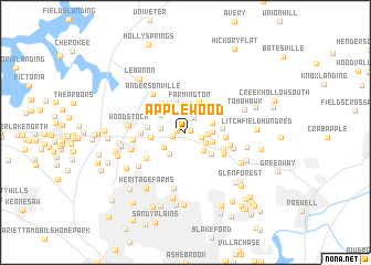 map of Applewood