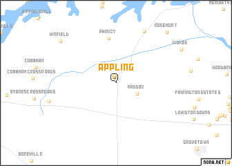 map of Appling