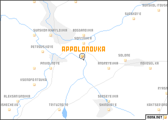 map of Appolonovka