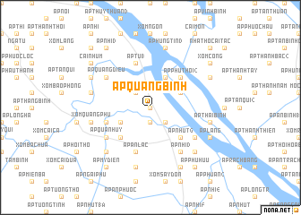 map of Ấp Quang Bình