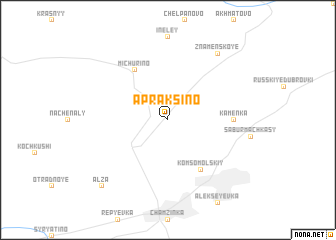 map of Apraksino