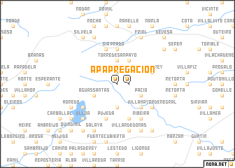 map of Apregación