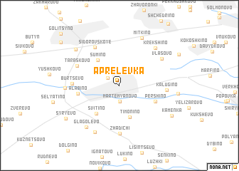 map of Aprelevka