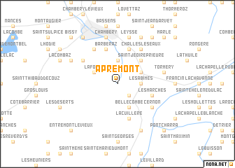 map of Apremont