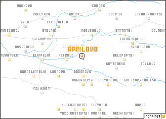 map of Aprilovo