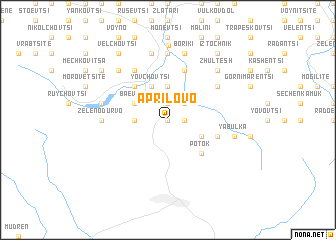 map of Aprilovo