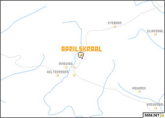 map of Aprilskraal