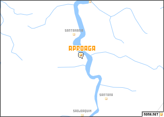 map of Aproaga