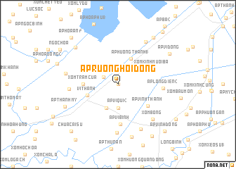 map of Ấp Ruộng Hội Ðồng