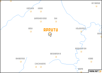 map of Aprutu