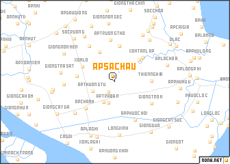 map of Ấp Sa Châu