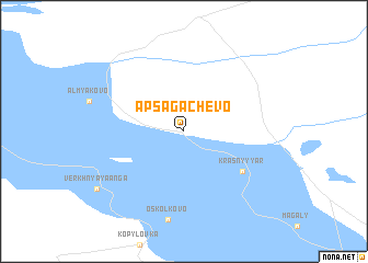 map of Apsagachevo