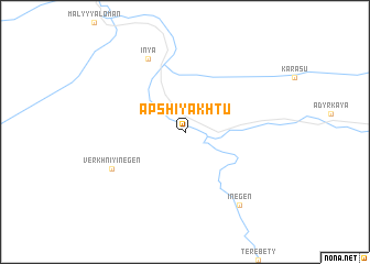 map of Apshiyakhtu