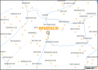 map of Ấp Sông Cái