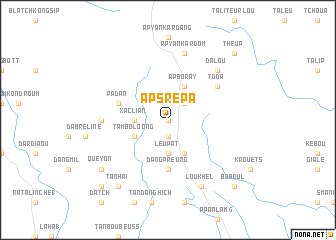 map of Ấp Sré Pa